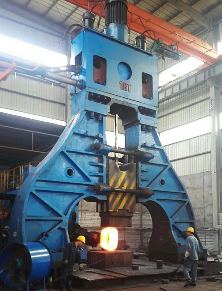 blue fully hydraulic open die forging hammer